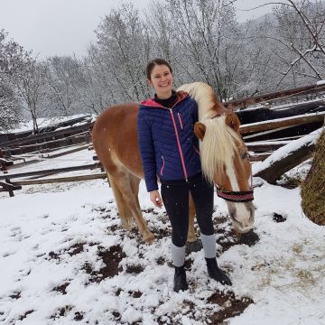 Ich mit Pferd