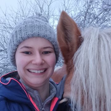 Ich mit Pferd